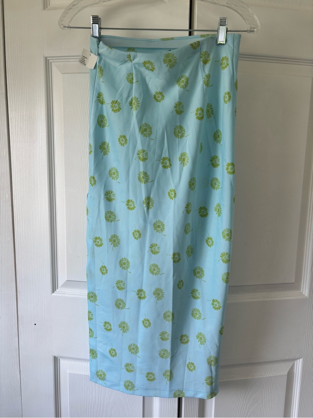 Nwt Urban Outfitters Blue Floral Midi Skirt Size S Y2k Cottagecore Lightweight — image 2 of 8